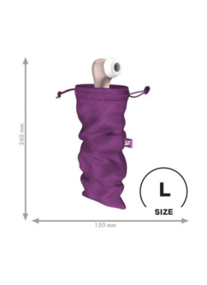 Sac de rangement sextoys violet taille L Treasure Bag Satisfyer - CC597849